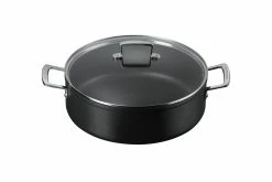Le Creuset Sautepan with Lid -Knives Popular Store 51113300010500 TNS Sauteuse 30cm with lid 002