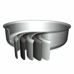 All Clad d5 Stainless Steel All-In-One Pan -Knives Popular Store all clad d5 stainless steel all in one pan 202217 0019 all clad d5 stainless steel round oven z