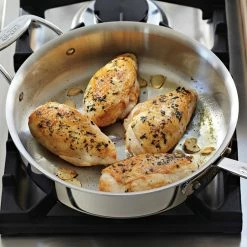 All-Clad d5 Stainless-Steel Sauté Pan -Knives Popular Store all clad d5 stainless steel saute pan 202232 0026 all clad d5 stainless steel saute pan z