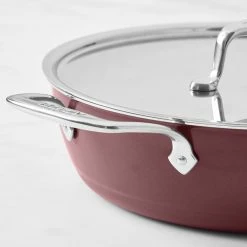 All-Clad Fusiontec Universal Pan 4.3 L -Knives Popular Store all clad fusiontec universal pan 4 1 2 qt 202104 0068 all clad fusiontec stockpot 7 qt z