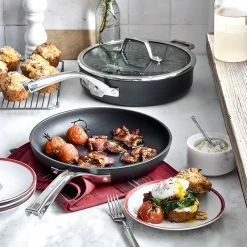 Calphalon Elite Nonstick 3-Piece Frying Pan & Saute Pan Set 14 Calphalon Elite Nonstick 3-Piece Frying Pan & Saute Pan Set -Knives Popular Store calphalon elite 3 piece fry pan saute pan set 202240 0071 calphalon elite nonstick 3 piece fry pan saute pan set z