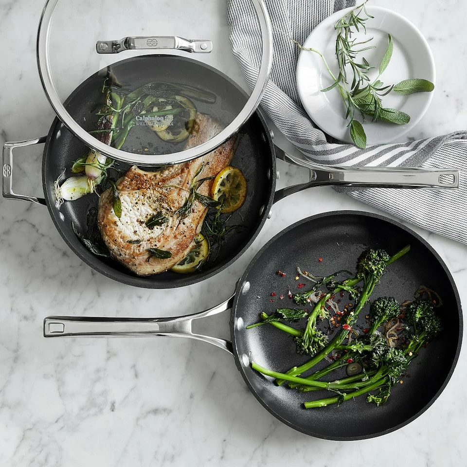 Calphalon Elite Nonstick 3-Piece Frying Pan & Saute Pan Set 3 Calphalon Elite Nonstick 3-Piece Frying Pan & Saute Pan Set - Image 3