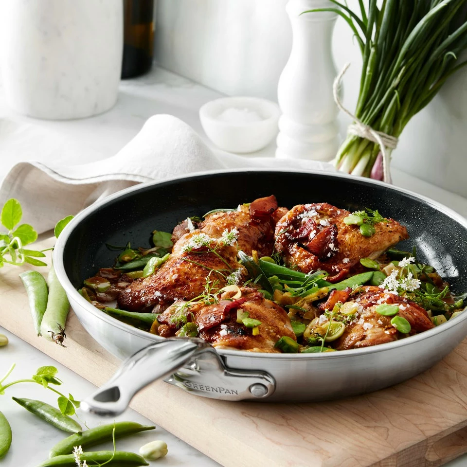 GreenPan™Premiere Ceramic Non-Stick 25 cm Fry Pan 2 GreenPan™Premiere Ceramic Non-Stick 25 cm Fry Pan - Image 2