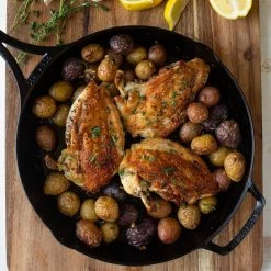 Lodge Blacklock Triple-Seasoned Cast Iron Skillet 17 Lodge Blacklock Triple-Seasoned Cast Iron Skillet -Knives Popular Store lodge triple seasoned fry pan alt7 imgz