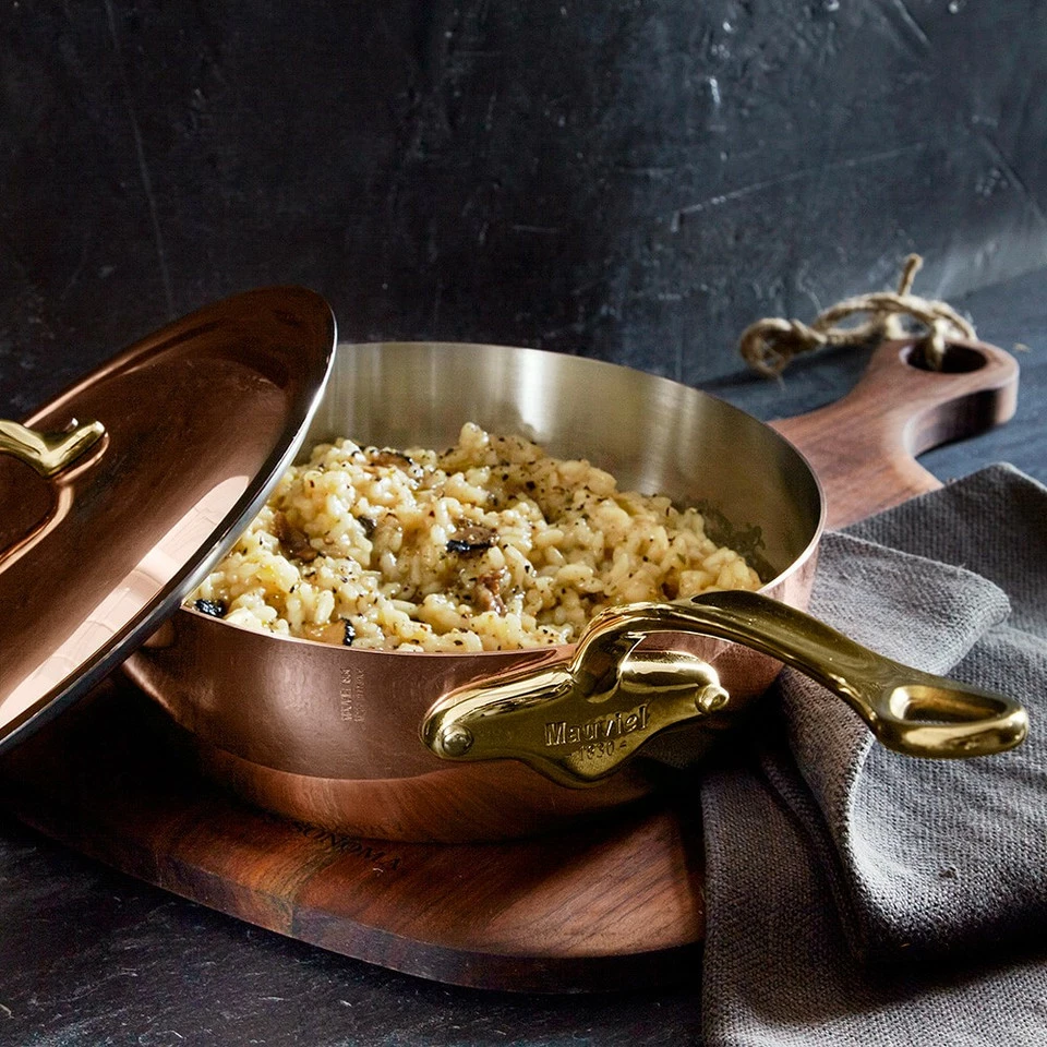 Mauviel Copper Curved Splayed Sauté Pan, 1.6 L 2 Mauviel Copper Curved Splayed Sauté Pan, 1.6 L - Image 2
