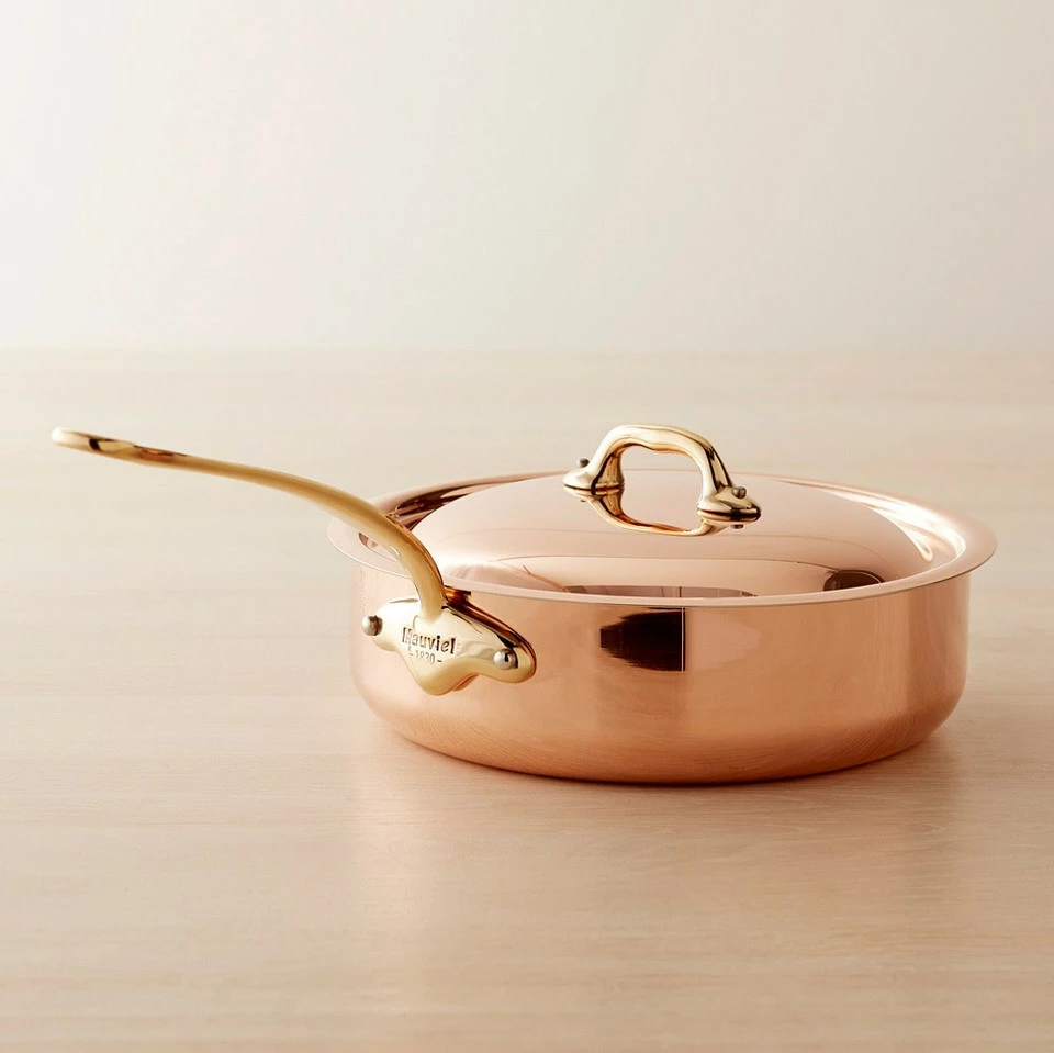 Mauviel Copper Sauté Pan 1 Mauviel Copper Sauté Pan