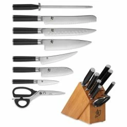 Shun Classic 9-Piece Knife Block Set -Knives Popular Store shun classic 9 piece knife block set 202240 0092 shun classic 9 piece knife block set z