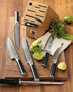 Shun Classic 9-Piece Knife Block Set -Knives Popular Store shun classic 9 piece knife block set 202240 0118 shun classic 9 piece knife block set z