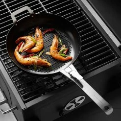 Williams Sonoma High Heat Non-Stick Outdoor Skillet -Knives Popular Store williams sonoma high heat nonstick round skillet 202222 0006 williams sonoma high heat nonstick outdoor skillet z