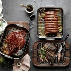 Williams Sonoma Ultimate Carving Board -Knives Popular Store williams sonoma ultimate carving board 202240 0088 all clad stainless steel flared roasting pans z