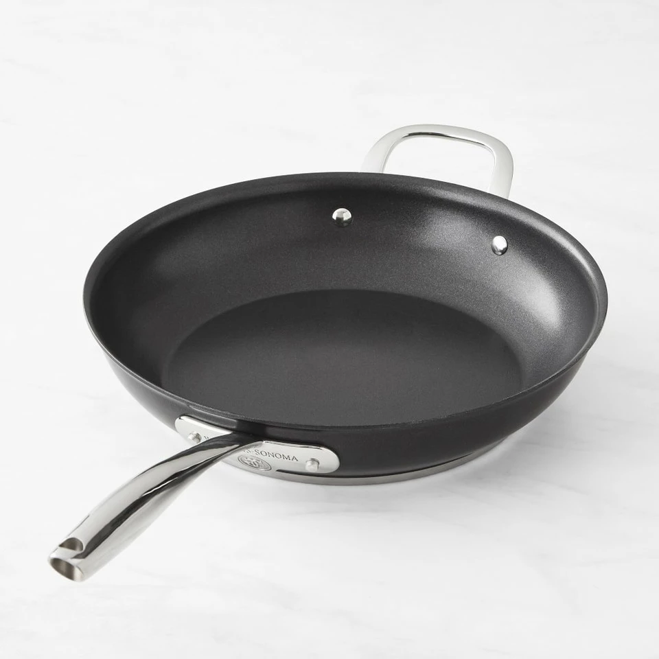 Williams Sonoma Thermo-Clad™ Induction Non-Stick Open Fry Pan 1 Williams Sonoma Thermo-Clad™ Induction Non-Stick Open Fry Pan