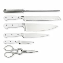 Wüsthof Classic 7-Piece Knife Block Set, White -Knives Popular Store wusthof classic 7 piece knife block set white 202240 0069 wusthof classic 7 piece knife block set white z